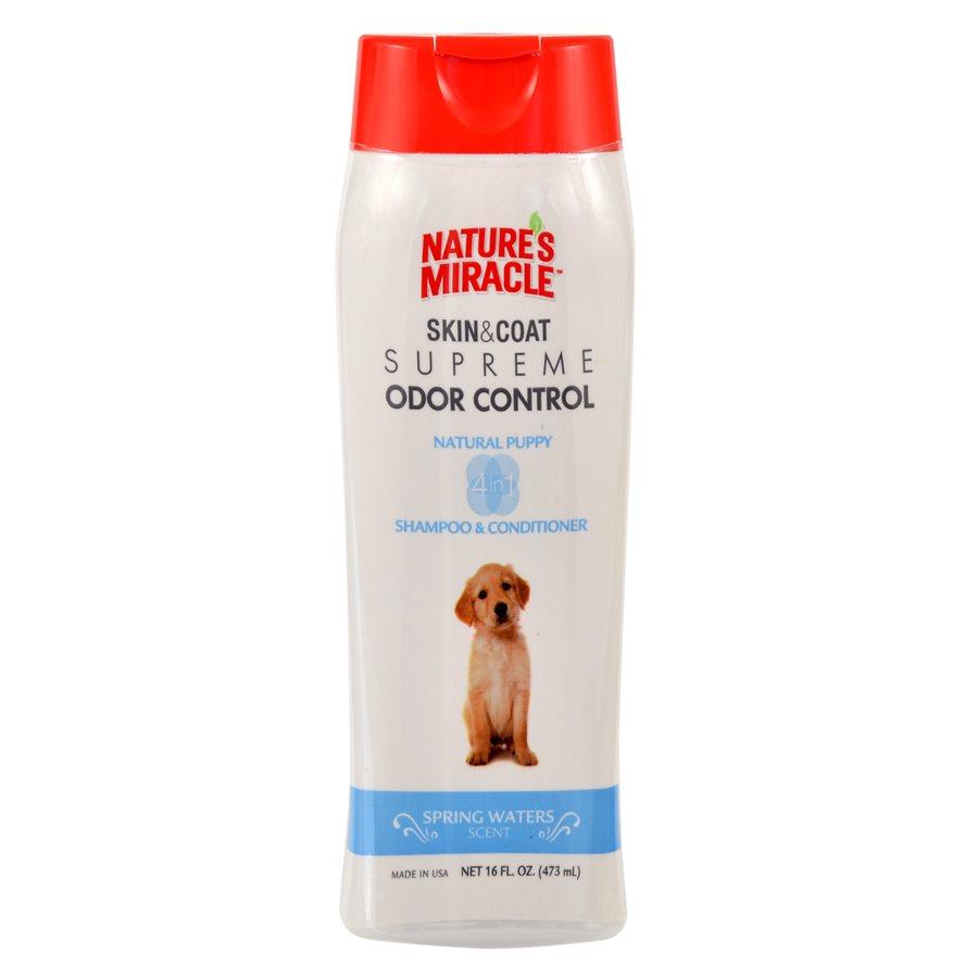 UPG Nature's Miracle Supreme Odor Control Puppy Shampoo 16oz Dog Supplies Spectrum Brands