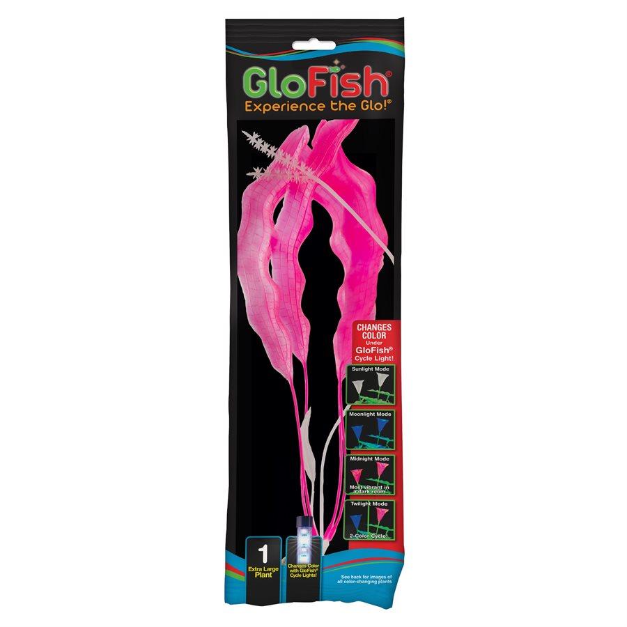 Spectrum GloFish Color Changing Plant Extra Large Pink Aquatic Spectrum Brands