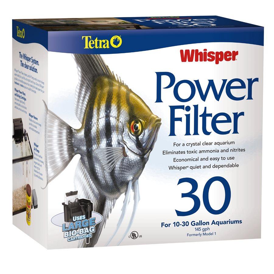 Spectrum Tetra Whisper 30 Power Filter 145 GPH Aquatic Spectrum Brands