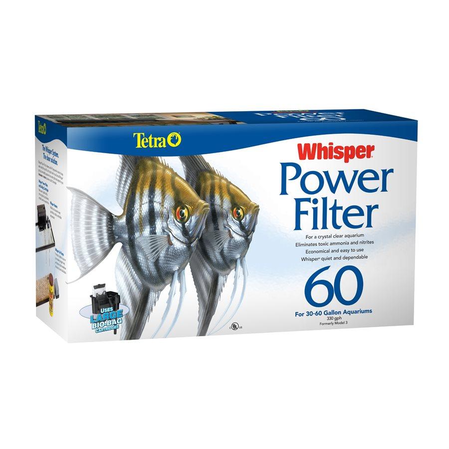 Spectrum Tetra Whisper 60 Power Filter 330 GPH Aquatic Spectrum Brands