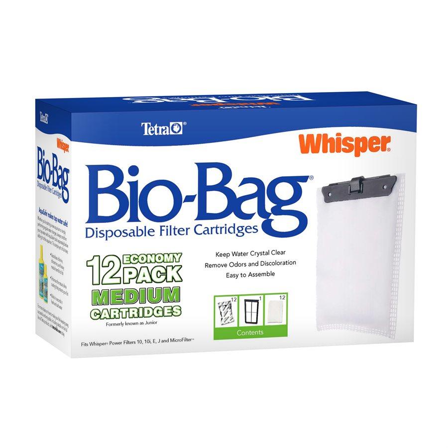 Tetra Whisper Bio-Bag Cartridge Medium Unassembled 12-Pack Aquatic Spectrum Brands