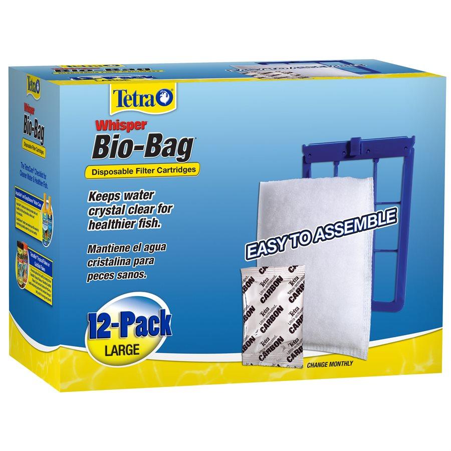 Tetra Whisper Bio-Bag Cartridge Large Unassembled 12-Pack Aquatic Spectrum Brands