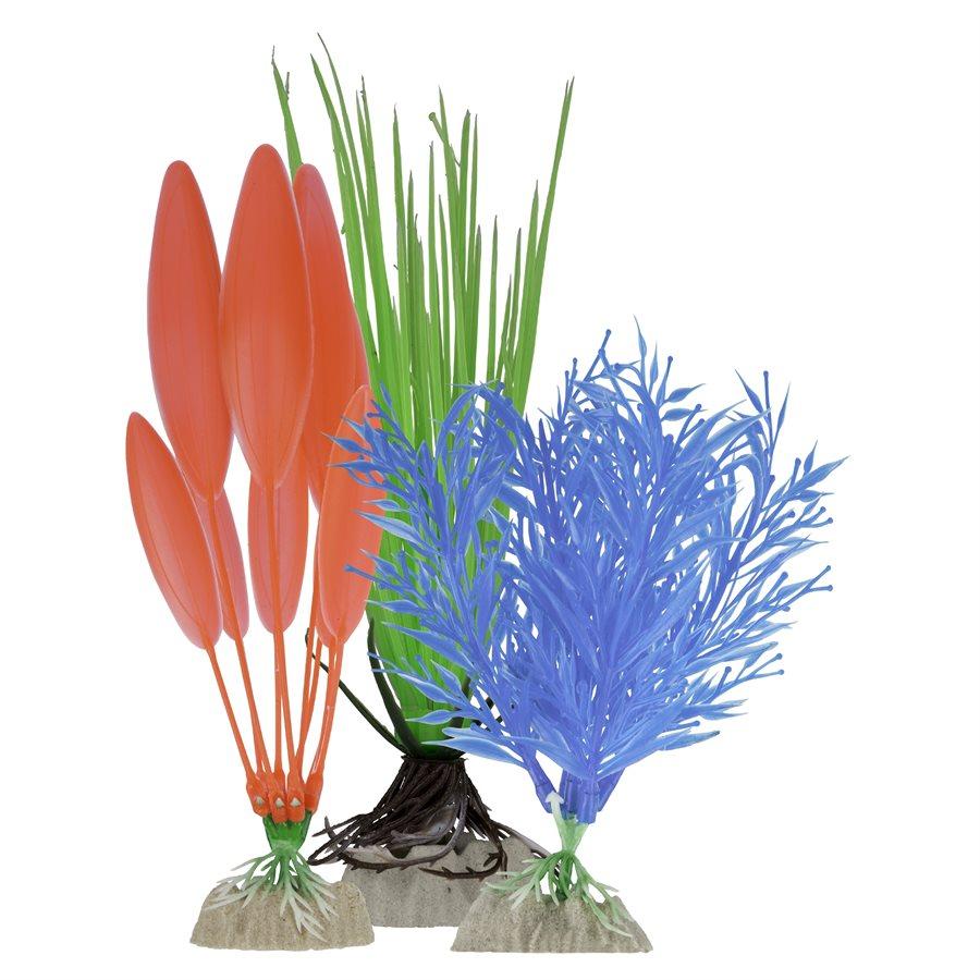 Spectrum GloFish Plant Small Blue Medium Green Large Orange Aquatic Spectrum Brands