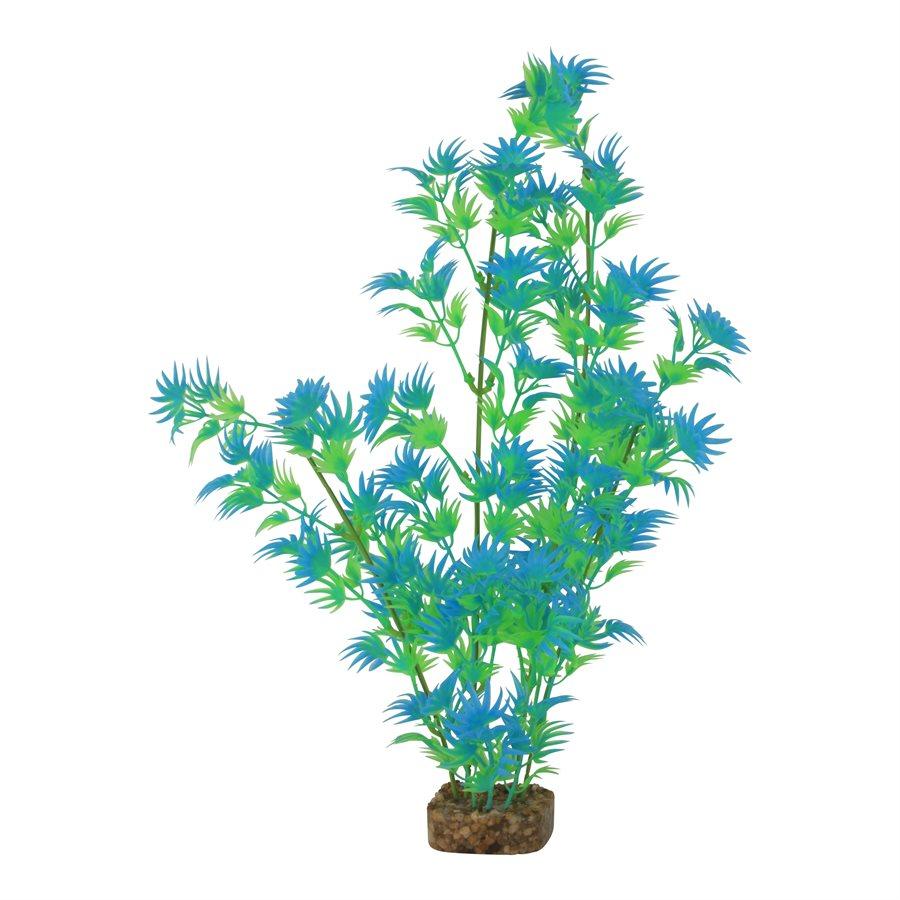 Spectrum GloFish Plant Extra Large Green Blue Aquatic Spectrum Brands