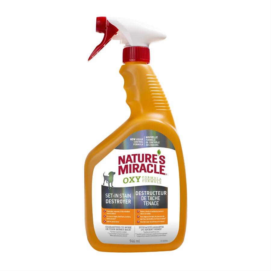 Spectrum Nature's Miracle Orange Oxy Stain & Odor Remover Spray 32oz Dog Supplies Spectrum Brands