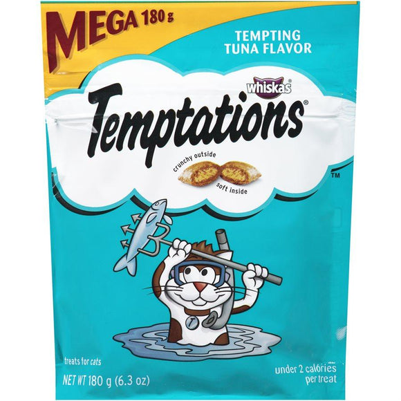 Temptations Cat Treats Tempting Tuna Flavor 180g Cat Food MARS Petcare 