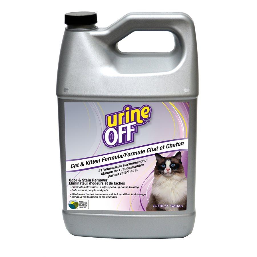Urine Off Cat & Kitten Formula Bottle 1 Gallon Cat Supplies Urine Off