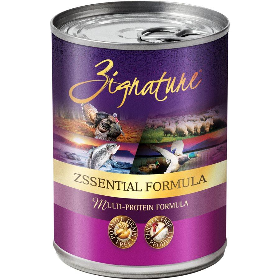 Zignature Limited Ingredient Grain Free Zssentials Dog Food 12/13 oz Dog Food Zignature