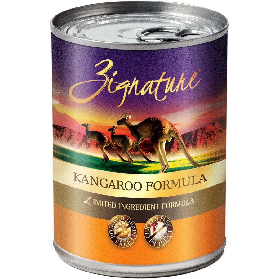 Zignature Limited Ingredient Grain Free Kangaroo Dog Food 12/13 oz Dog Food Zignature