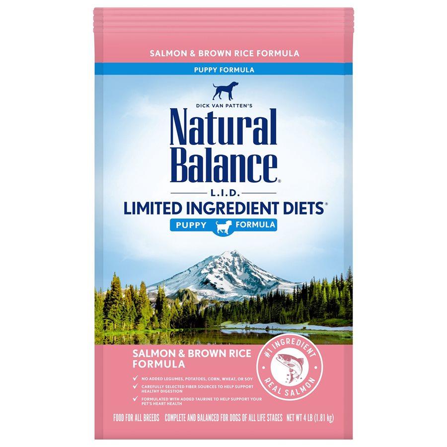 Natural Balance L.I.D. Salmon & Brown Rice Puppy Formula Dog Food Pet Science