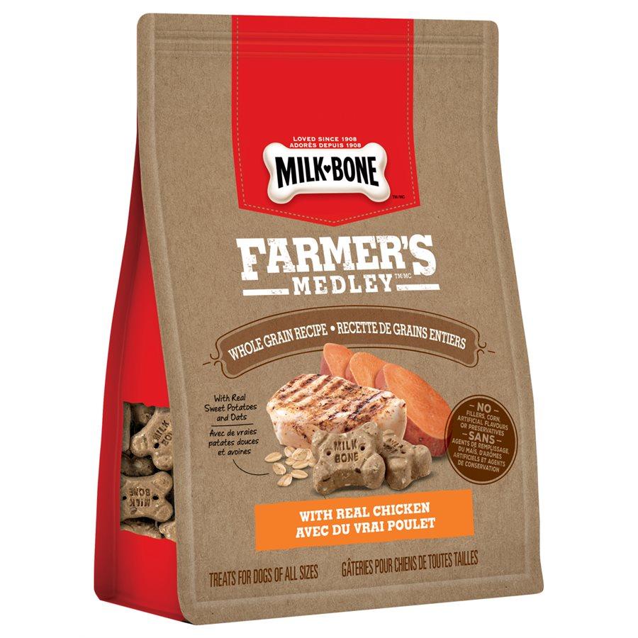 Smuckers Milk Bone Farmer's Medley Whole Grain Recipe Treats 4/340g Dog Supplies J.M.Smuckers
