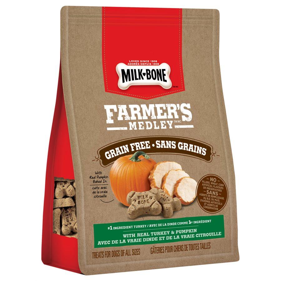 Smuckers Milk Bone FM Grain Free Turkey & Pumpkin Treats 4/340g Dog Supplies J.M.Smuckers