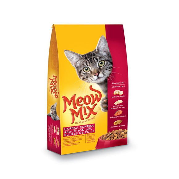 Smuckers Meow Mix Hairball Control Dry Cat Food 12/1.6KG Cat Food J.M.Smuckers 