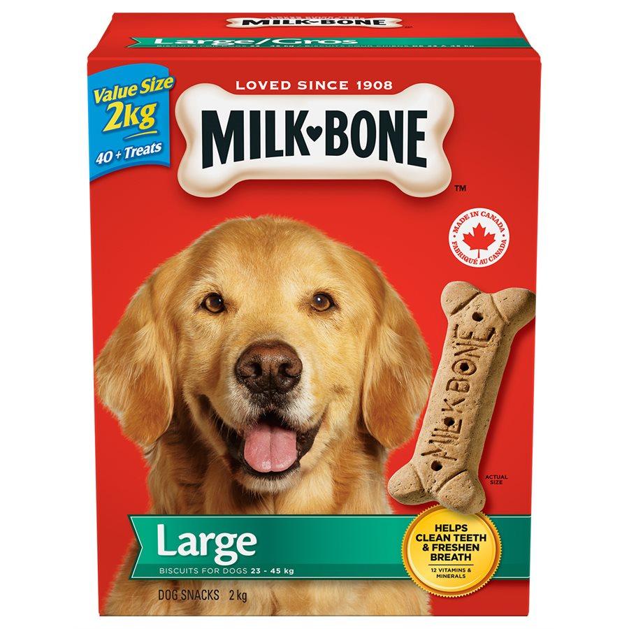 Smuckers Milk Bone Original Large Biscuits 6/2KG Dog Treats J.M.Smuckers