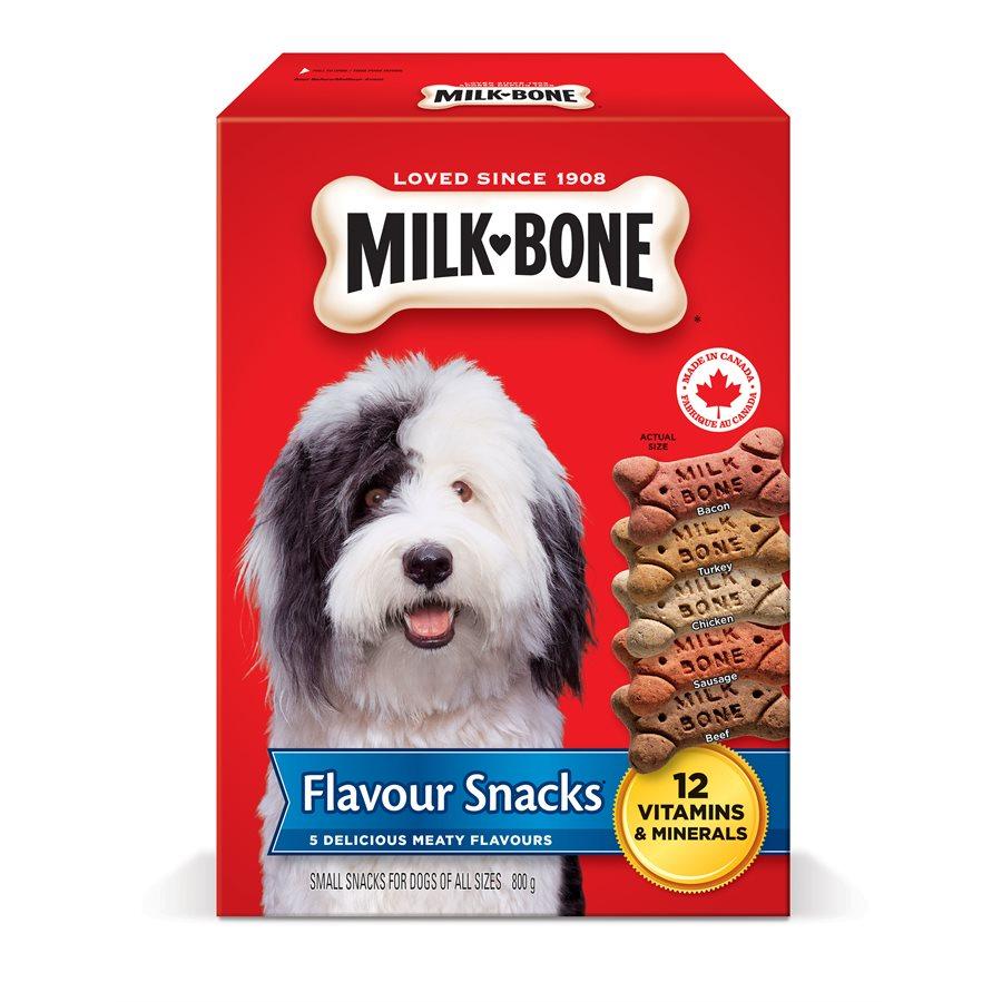 Smuckers Milk Bone Flavour Snacks Small Biscuits 12/800g Dog Treats J.M.Smuckers