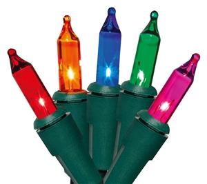 HOMETOWN HOLIDAYS C10Y082A Mini Light Set, 100-Lamp Christmas Decorations Santas forest