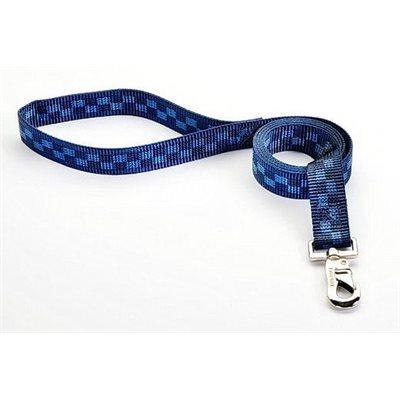 Reflex Leash 1"x6" Navy Checker Cat Supplies Reflex Corporation