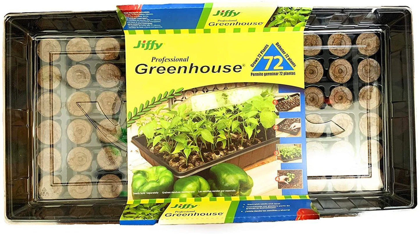Jiffy Professional Greenhouse (72 plants) Lawn and Garden Jiffy