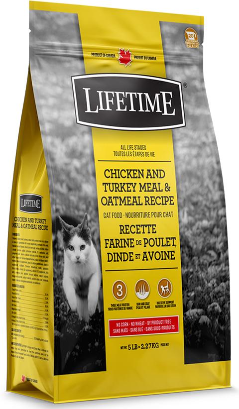 Lifetime All Life Stages Chicken, Turkey & Oatmeal Cat Food 2.27kg KB Depot Express