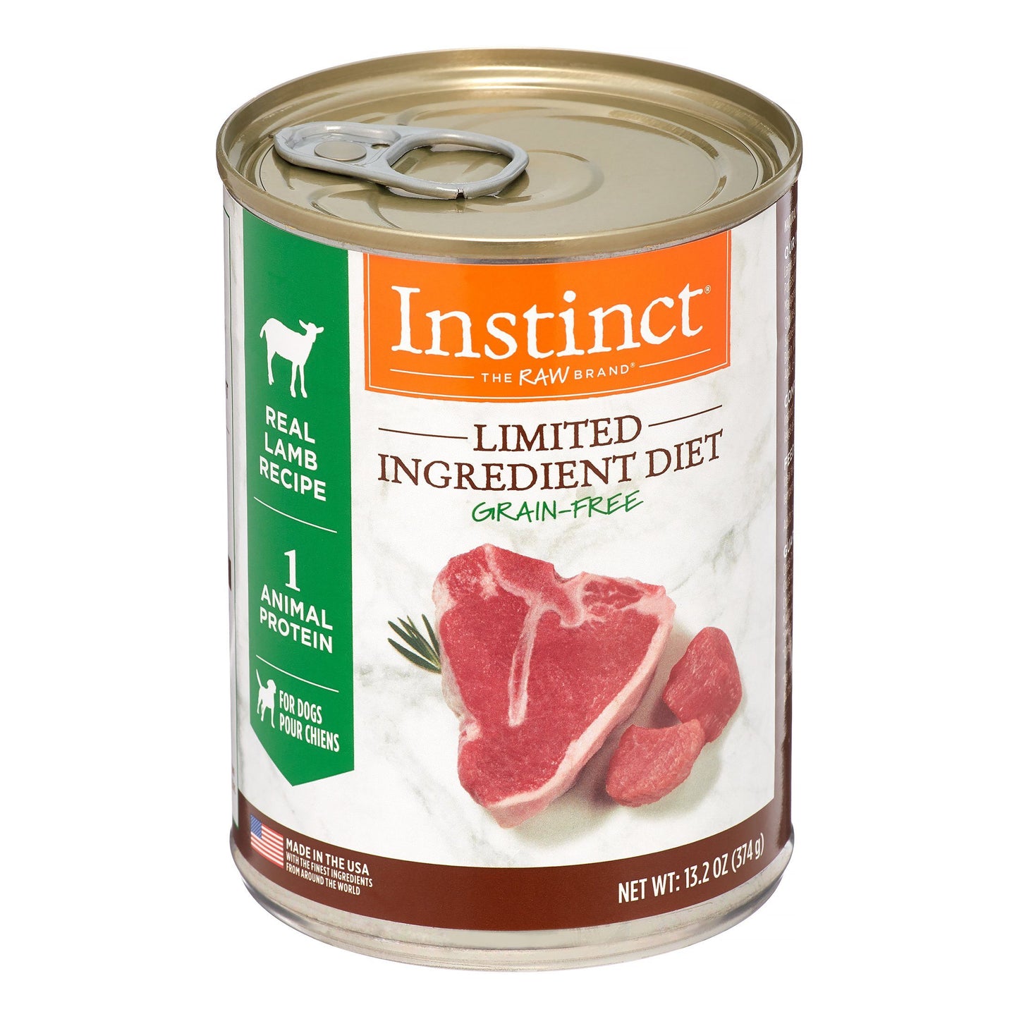 Nature's Variety Instinct Limited Ingredient Diet Grain Free Lamb Formula Wet Dog Food 374g Dog Food Nature's Variety