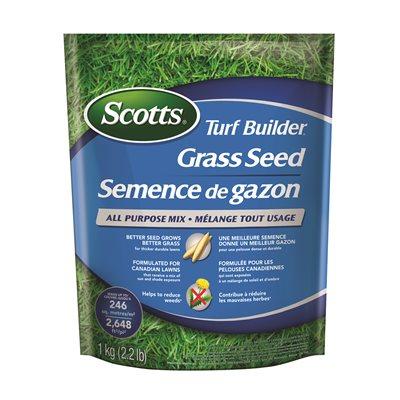 Scotts Turf Builder Grass Seed All Purpose Mix 1KG Lawn and Garden Scotts Canada