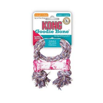 XS Puppy KONG Goodie Bone w/Rope Dog Supplies KONG