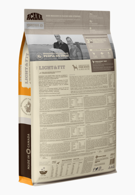 Acana heritage light clearance and fit