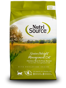 Nutri Source Senior Weight Management Chicken & Rice Dry Cat Food