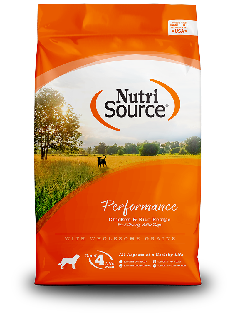 Nutri Source Performance Chicken & Rice Dry Dog Food 40lb