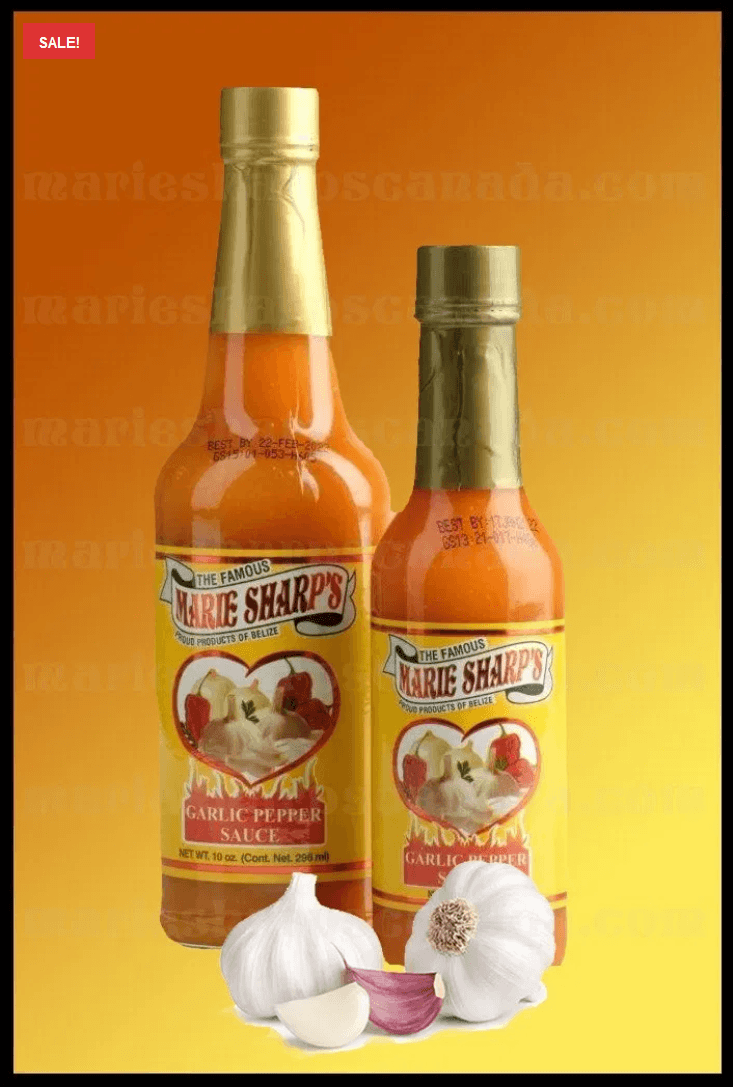 Marie Sharp's Garlic Habanero Pepper Sauce Hot Sauce Marie Sharp's Canada Inc. 10 oz