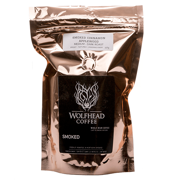 Smoked Cinnamon Applewood Whole Bean Coffee Coffee Wolfhead Coffee