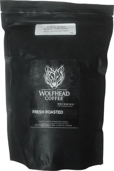 Africa Blend Whole Bean Coffee Coffee Wolfhead Coffee