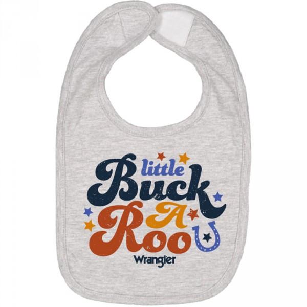 Wrangler Baby Bib - Grey bib Wrangler