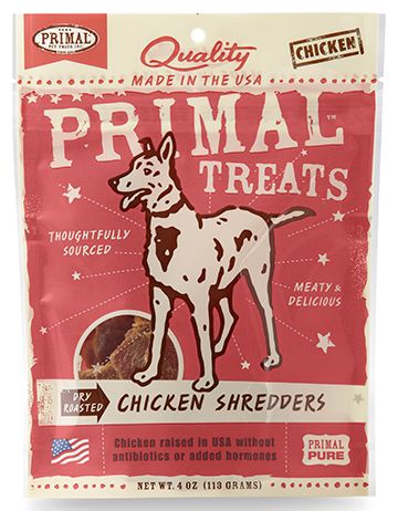Primal Chicken Shredders Dog 1X4OZ