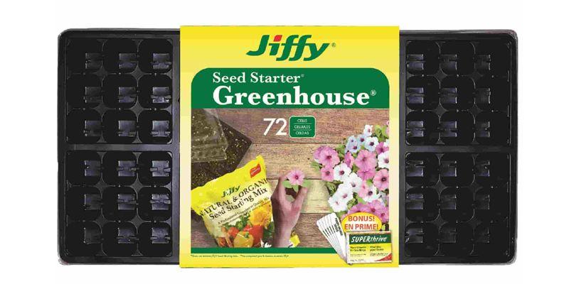 Jiffy Seed Starter Greenhouse (72 Plants) Lawn and Garden Jiffy