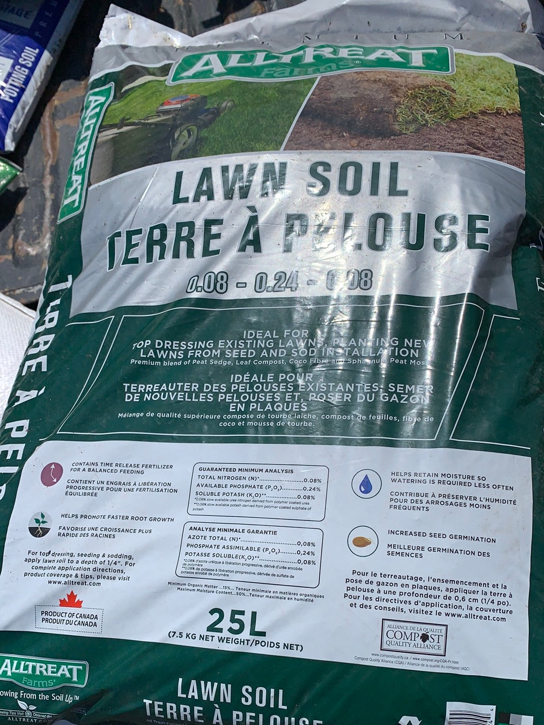 Alltreat Farms Lawn Soil 25L