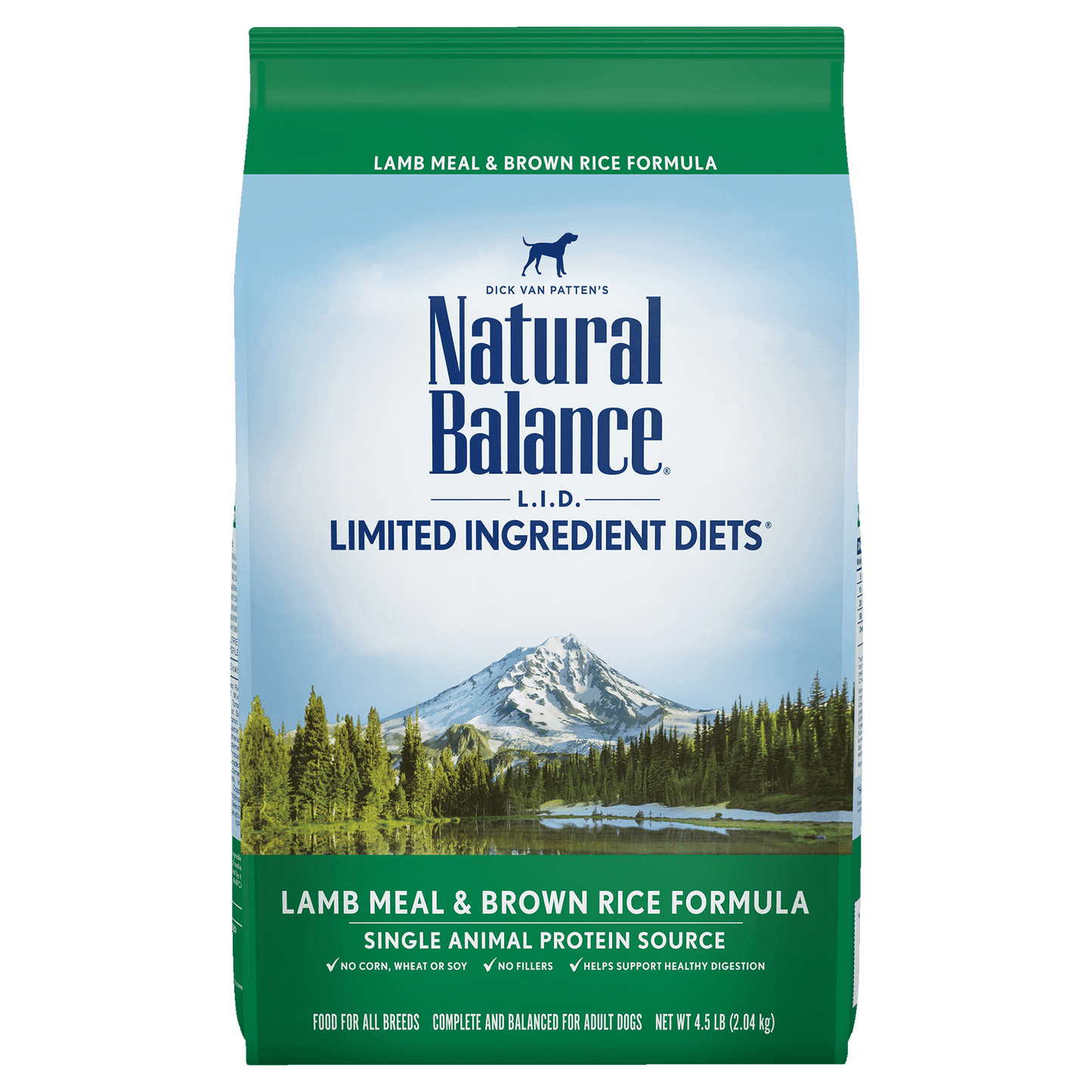 Natural Balance Dog LID Lamb Meal & Brown Rice Formula 14LB Dog Food Natural Balance