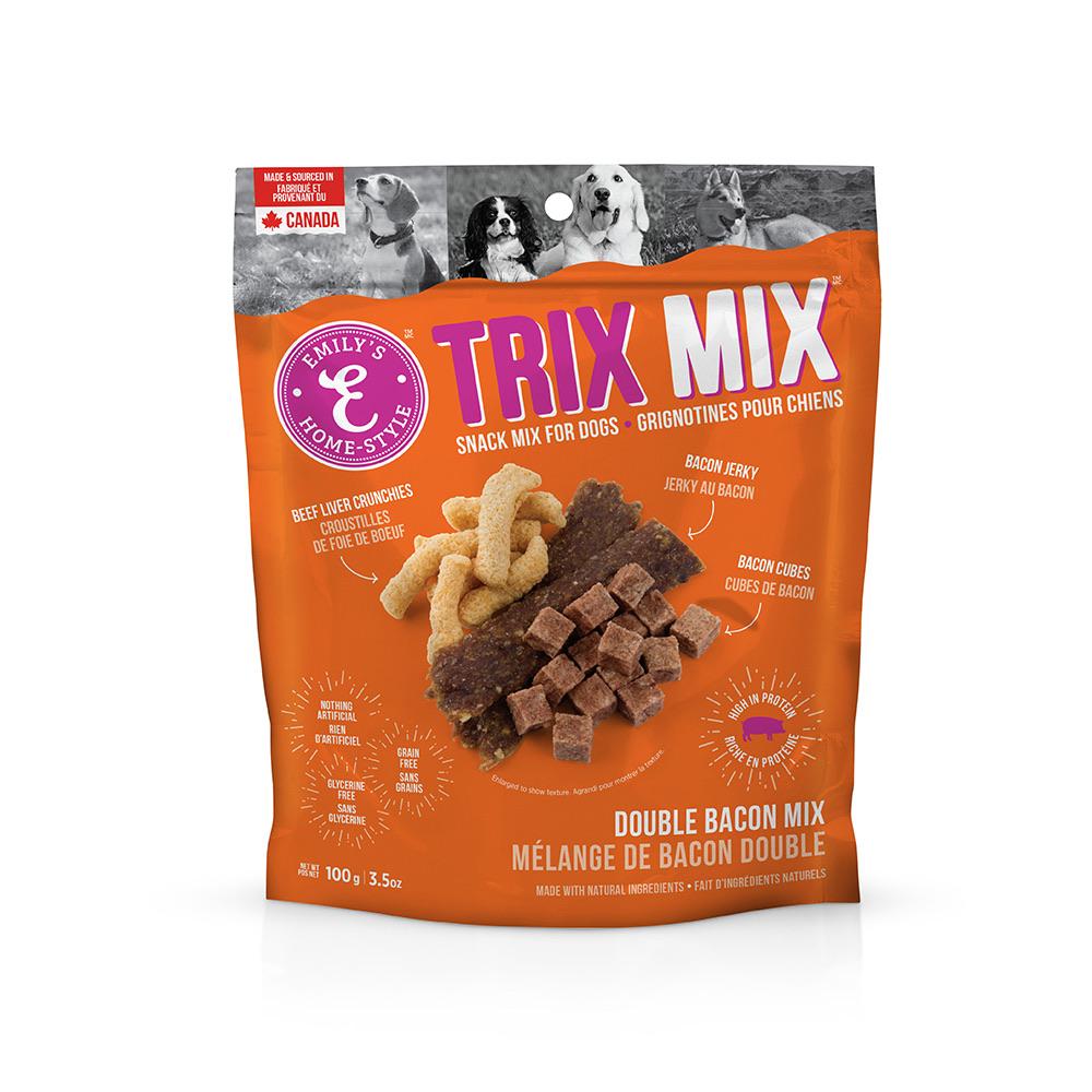 Double Bacon Trix Mix Dog Treats Kane Vet Supplies 100 Grams