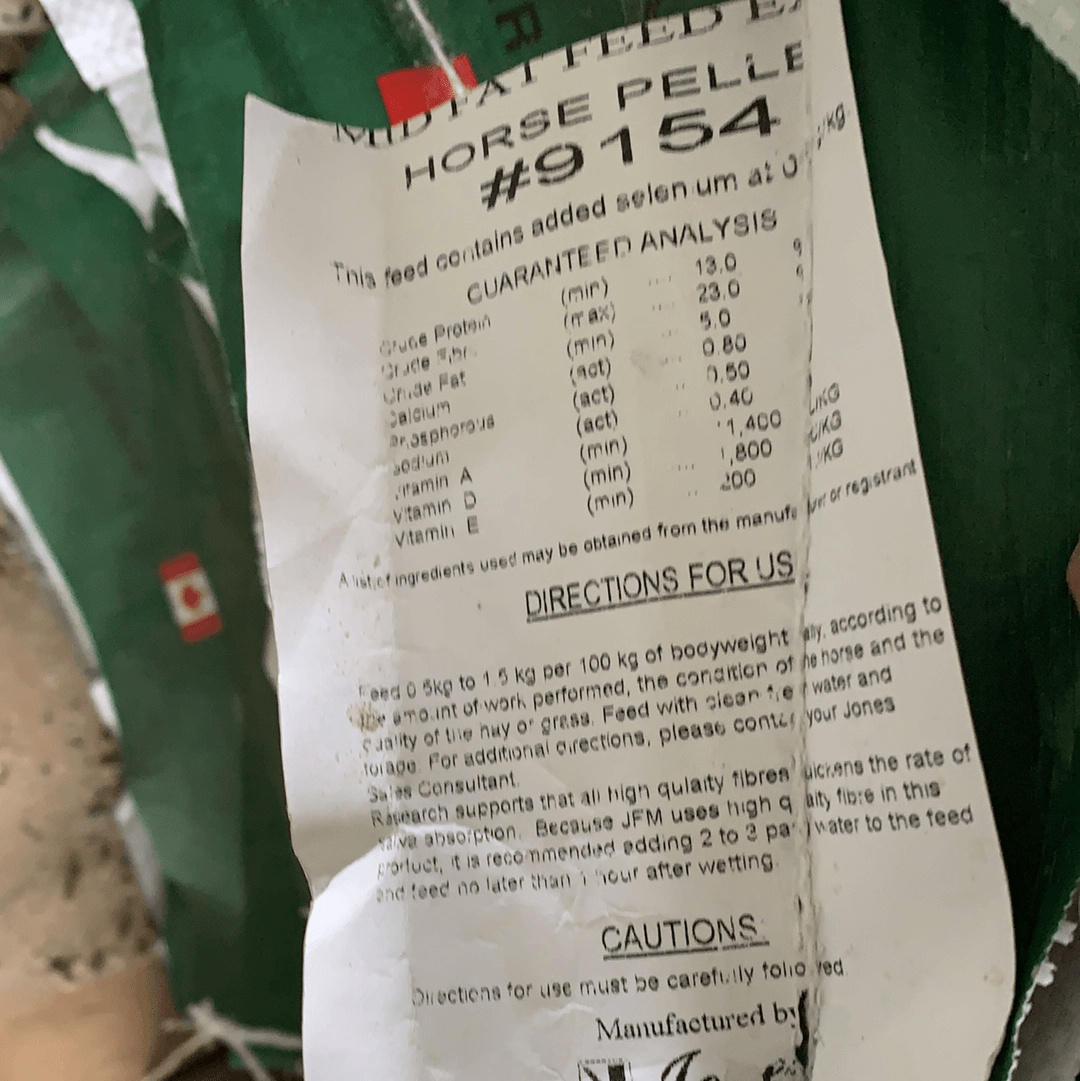 Jones 9154 Horse Pellets KB Depot Express