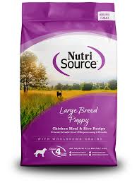Nutri Source Large Breed Puppy Chicken & Rice Recipe 30lb Dog Food Nutri Source