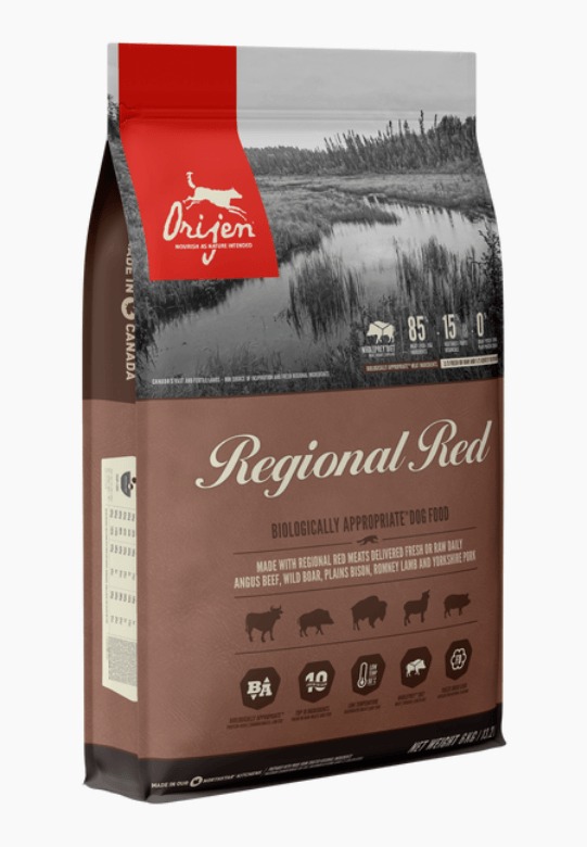 Orijen red meat outlet dog food