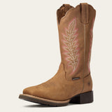 Womens Hybrid Rancher H20 Pebbled Tan Ariat Boots