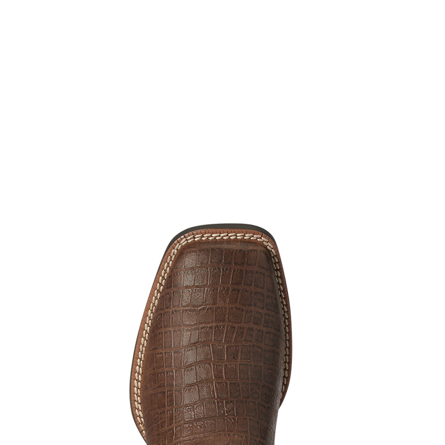 Ariat Men's Sport Buckout Chocolate Croc Print / Deep Azul