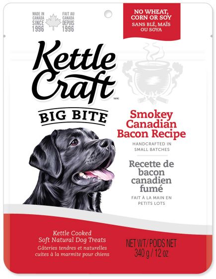 Kettle Craft Smokey Canadian Bacon Big Bite Dog 340g