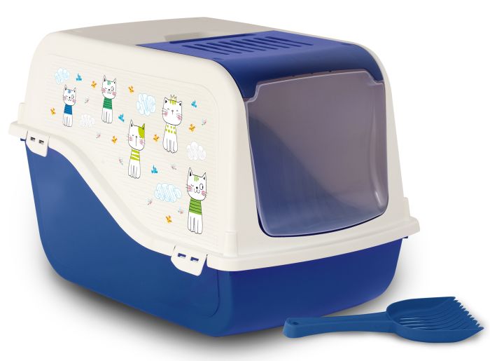 Bergamo Litter Pan Romeo with Top Ariel