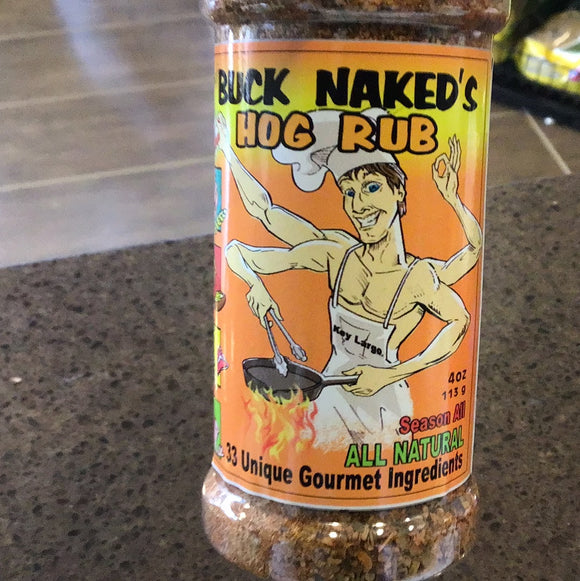 Buck naked hog rub 4oz