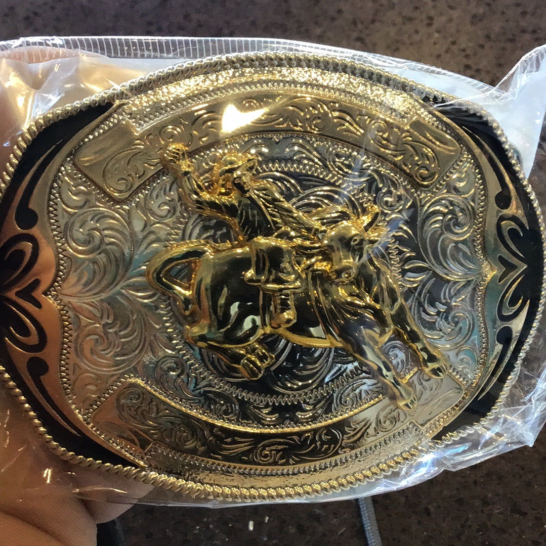 Modestone Bull Rider 4” X 3 1/4''Buckle
