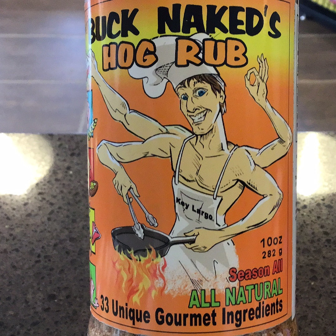 Buck naked hog rub 10 oz