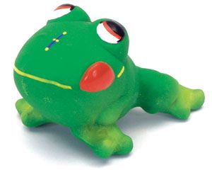 Rascals Latex Frog Dog Toy 3in