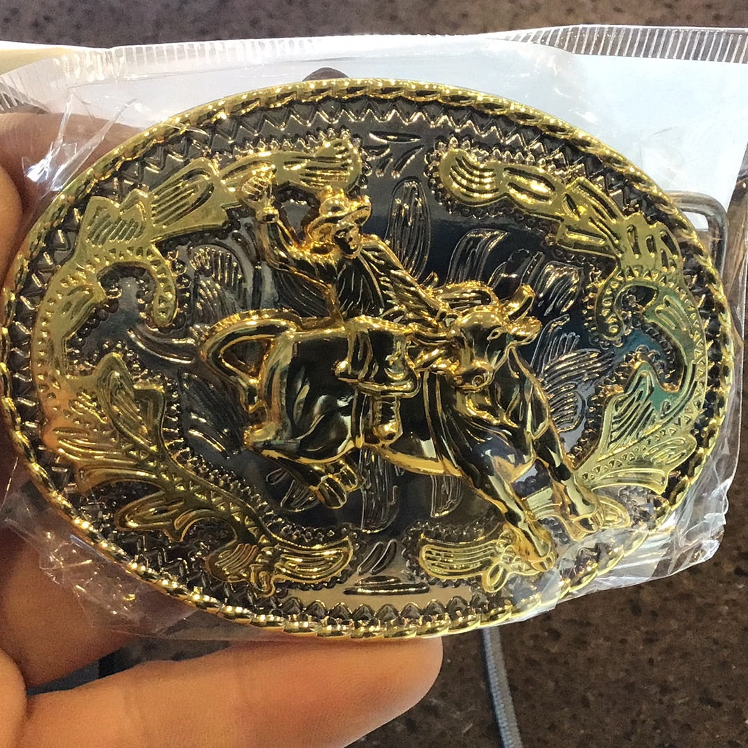 Modestone Bull Rider 4” X 3 1/4''Buckle